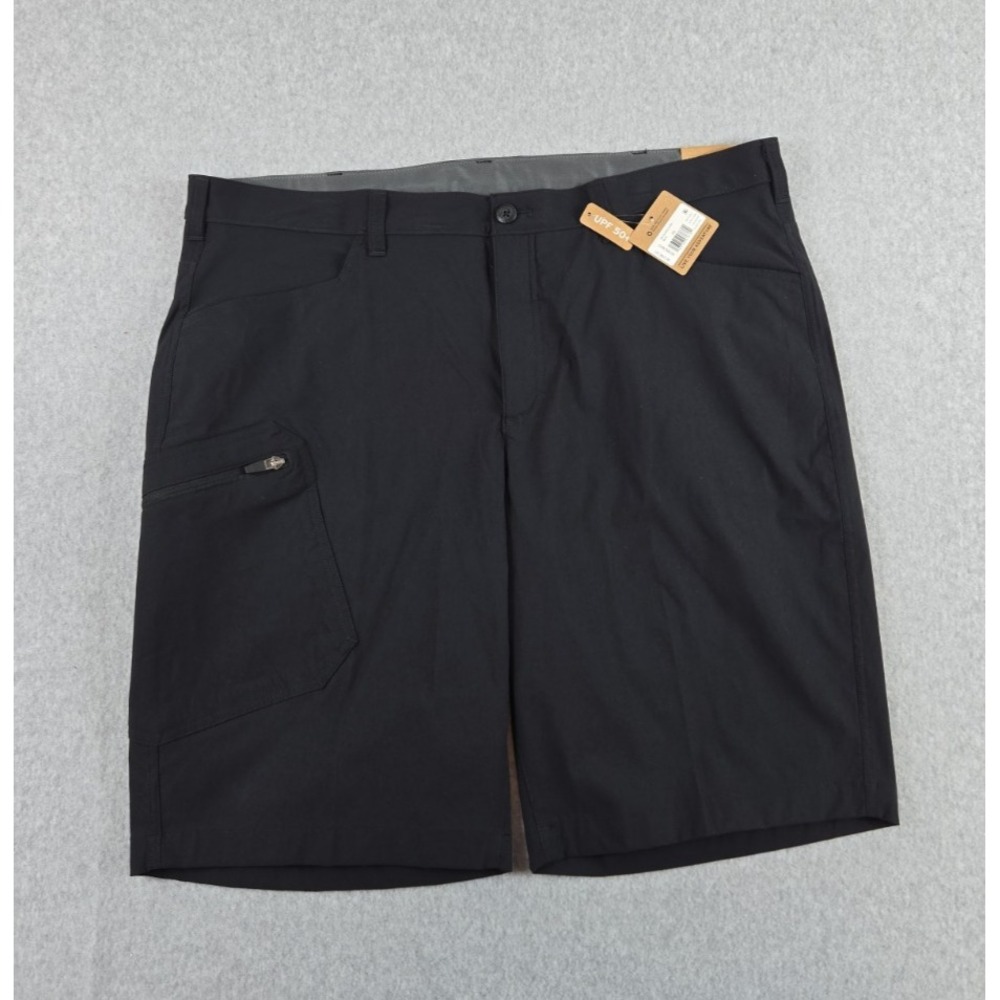 NEW Eddie Bauer Rainier Shorts Mens Size 40 Black Cargo Hiking Lightweight NWT